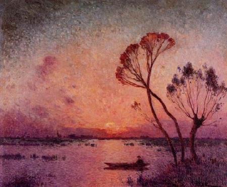 unknow artist Sunset in Briere I China oil painting art
